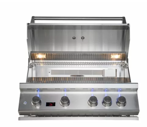 Whistler Built-In 4 Burner + Cover + Rotisserie