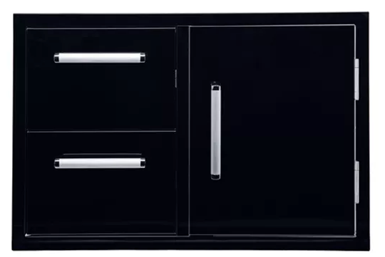 Whistler Door & Drawer Combo Black CBADC-B