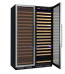 Allavino - 48"  348-Bottle Dual-Zone FlexCount Classic II Tru-Vino Side by Side Stainless Steel Wine Cooler (BF 2X-YHWR174-1S20)