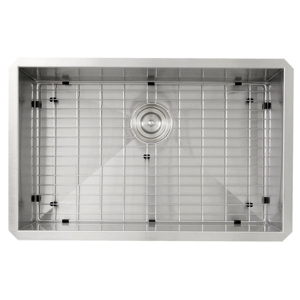 Nantucket Pro Series 28" Stainless Steel Kitchen Sink, 16 Gauge, ZR2818-8-16