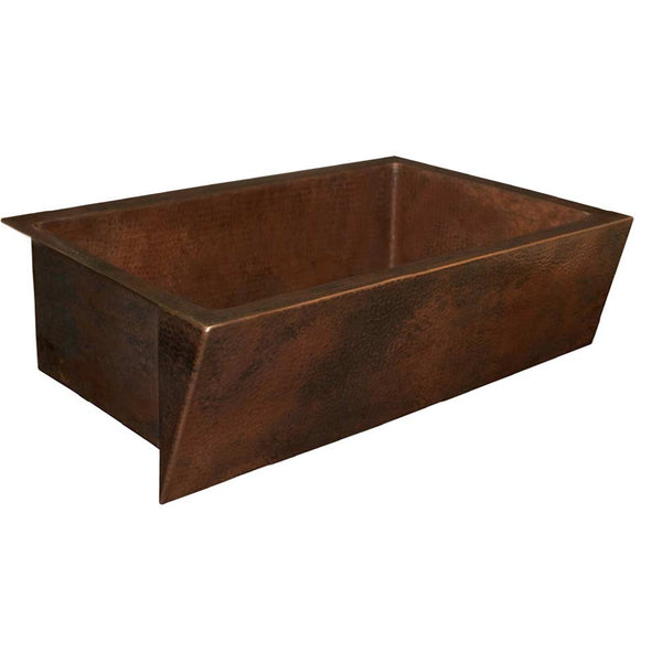 Native Trails Zuma Hand Hammered Copper Farmhouse Kitchen Sink