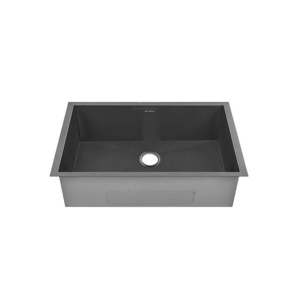 Swiss Madison Tourner 26 x 18 Stainless Steel, Single Basin, Undermount Kitchen Sink, Black