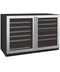 Allavino - 47" Wide 112 Bottles Three Zone FlexCount II Tru-Vino Side by Side Stainless Steel Wine Cooler (BF 3Z-VSWR5656-S20) Wine Cooler Allavino 