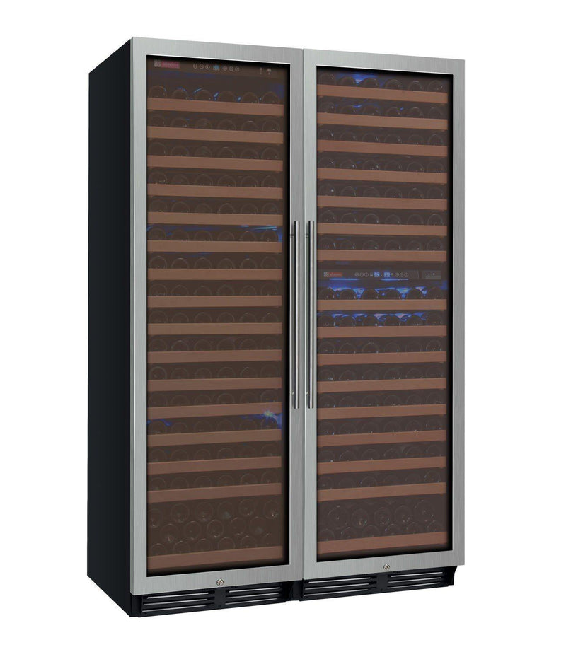 Allavino - 48" Wide 346 Bottles Three Zone FlexCount Classic II Tru-Vino Side by Side Wine Cooler (BF 3Z-YHWR7274-S20) Wine Cooler Allavino 