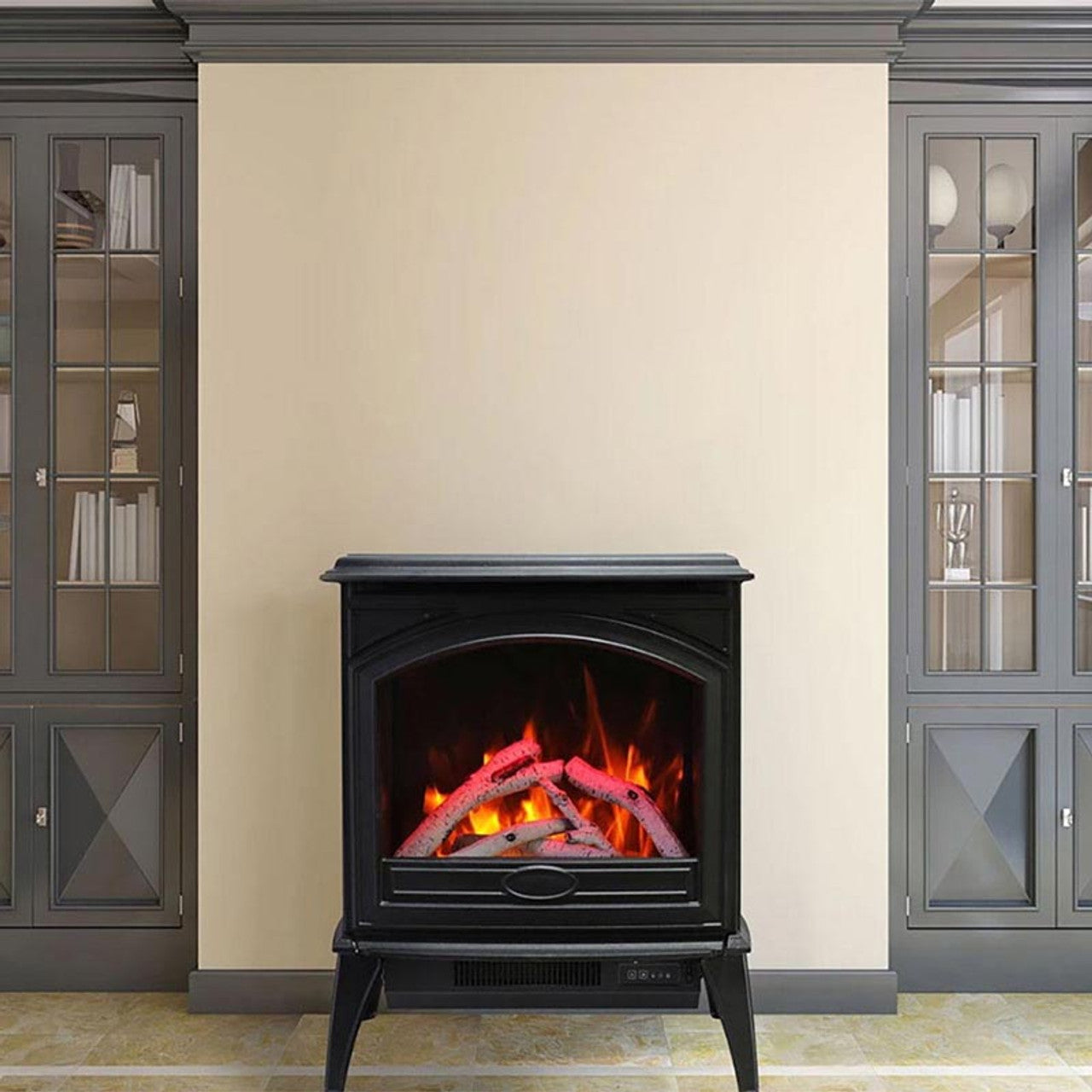 Amantii Freestanding Cast-Iron Electric Fireplace - E50-NA