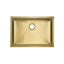 Swiss Madison Tourner 27 x 19 Stainless Steel, Single Basin, Undermount Kitchen Sink in Gold