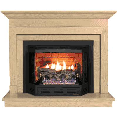 Buck Stove Contemporary Mantel For Models 329B, 384, and 34ZC