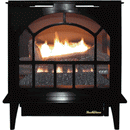 Buck Stove Hepplewhite Vent-Free Steel Gas Stove NV S-HPPLEWHT