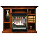 Buck Stove 1127 Vent Free Natural Gas Stove with Prestige Mantel Combo - NV 11272NATPRES