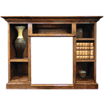 Buck Stove Prestige Bookcase Mantel For 329B, 384, and 34ZC Models