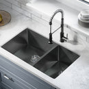 Swiss Madison Rivage 33 x 20 Stainless Steel, Dual Basin, Undermount Kitchen Sink in Black