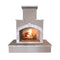 Cal Flame 78 inch Outdoor Fireplace FRP-908-3