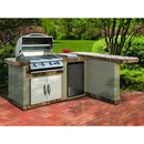 Cal Flame 8 Ft. BBQ Island L-Shaped BBK830