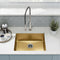 Swiss Madison Rivage 23 x 18 Stainless Steel, Single Basin, Undermount Kitchen Sink, Gold