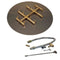 Warming Trends Crossfire CFBCT Circular Tree-Style Brass Gas Fire Pit Burner Kit