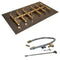 Warming Trends Crossfire CFBDT Double Tree-Style Brass Gas Fire Pit Burner Kit