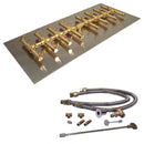 Warming Trends Crossfire CFBDT Double Tree-Style Brass Gas Fire Pit Burner Kit