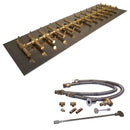 Warming Trends Crossfire CFBDT Double Tree-Style Brass Gas Fire Pit Burner Kit