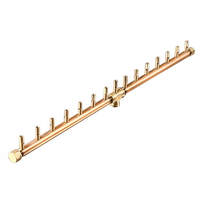 Warming Trends Crossfire CFBL Linear Brass Gas Fire Pit Burner