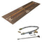 Warming Trends Crossfire CFBL Linear Brass Gas Fire Pit Burner Kit