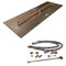 Warming Trends Crossfire CFBL Linear Brass Gas Fire Pit Burner Kit