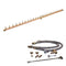 Warming Trends Crossfire CFBL Linear Brass Gas Fire Pit Burner Kit