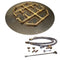 Warming Trends Crossfire CFBO Octagonal Brass Gas Fire Pit Burner Kit