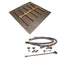 Warming Trends Crossfire CFBST Square Tree-Style Brass Gas Fire Pit Burner Kit