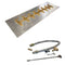 Warming Trends Crossfire CFBT Tree-Style Brass Gas Fire Pit Burner Kit