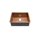 Swiss Madison Tourner 21 x 18 Stainless Steel, Single Basin, Undermount Kitchen Sink, Rose Gold