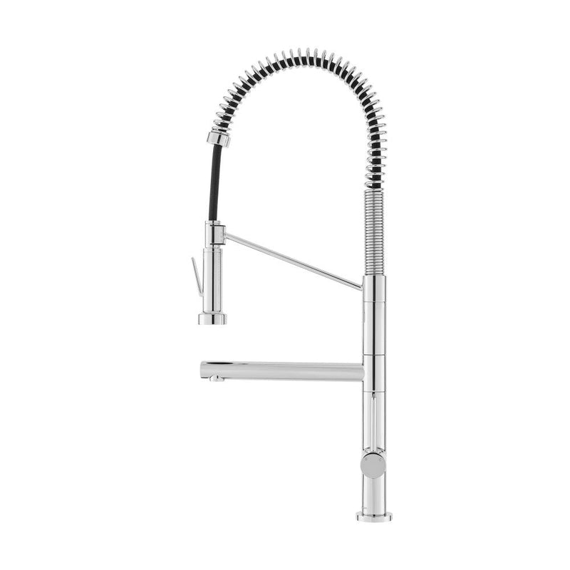 Swiss Madison Novuet Single Handle, Pull-Down Kitchen Faucet with Pot Filler in Chrome