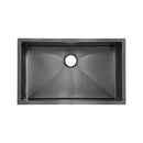 Swiss Madison Rivage 30 x 18 Stainless Steel, Single Basin, Undermount Kitchen Sink,Black