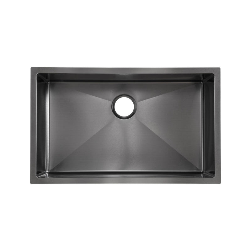 Swiss Madison Rivage 30 x 18 Stainless Steel, Single Basin, Undermount Kitchen Sink,Black