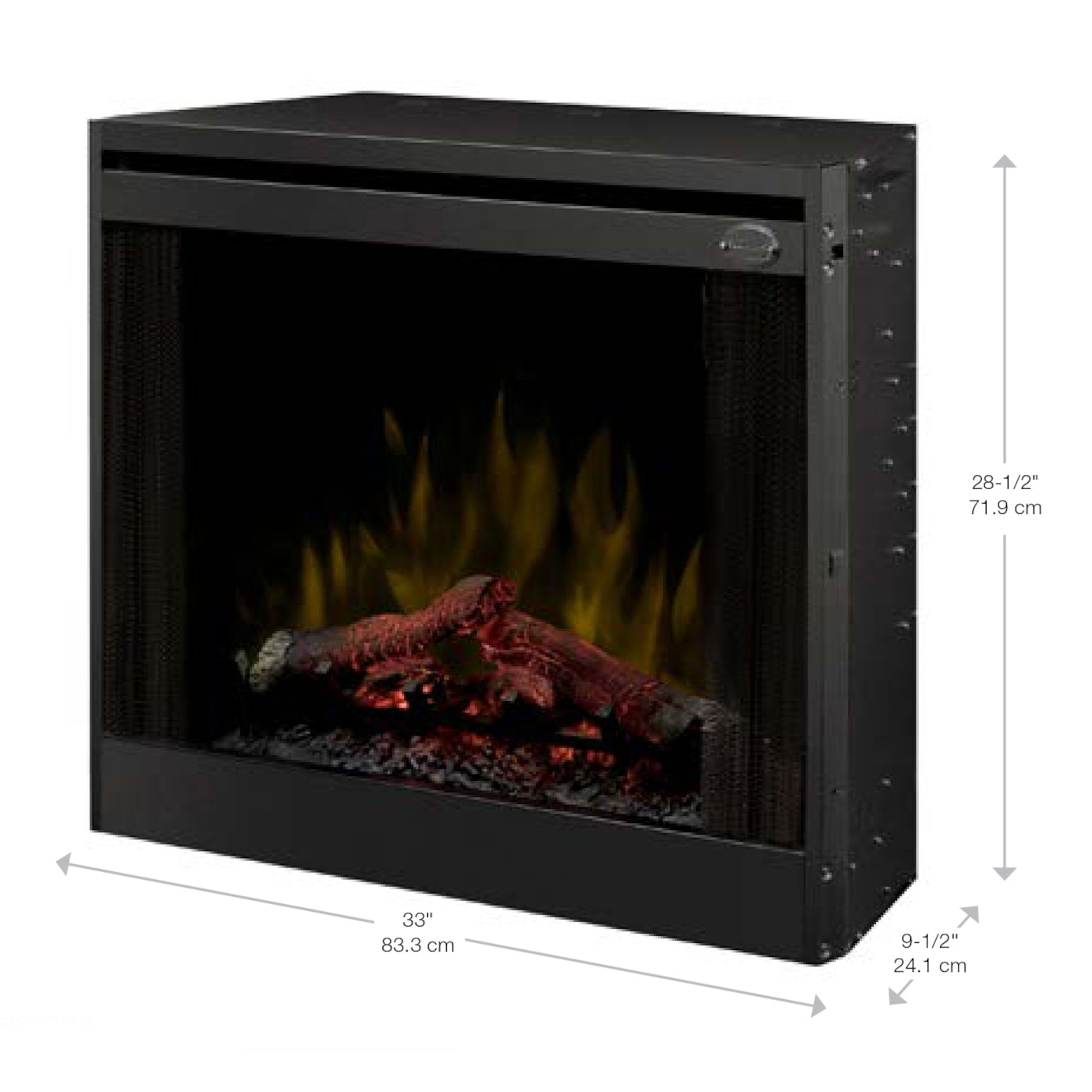 Dimplex 33-inch Slim Line Built-In Electric Firebox | BFSL33