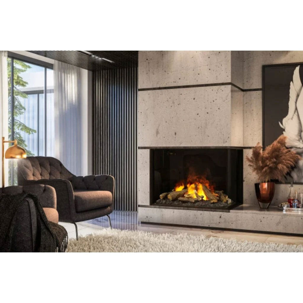 Dimplex Faber e-MatriX 37-inch Two-Sided Built-in Electric Firebox, Right-facing | FEF3226L2R