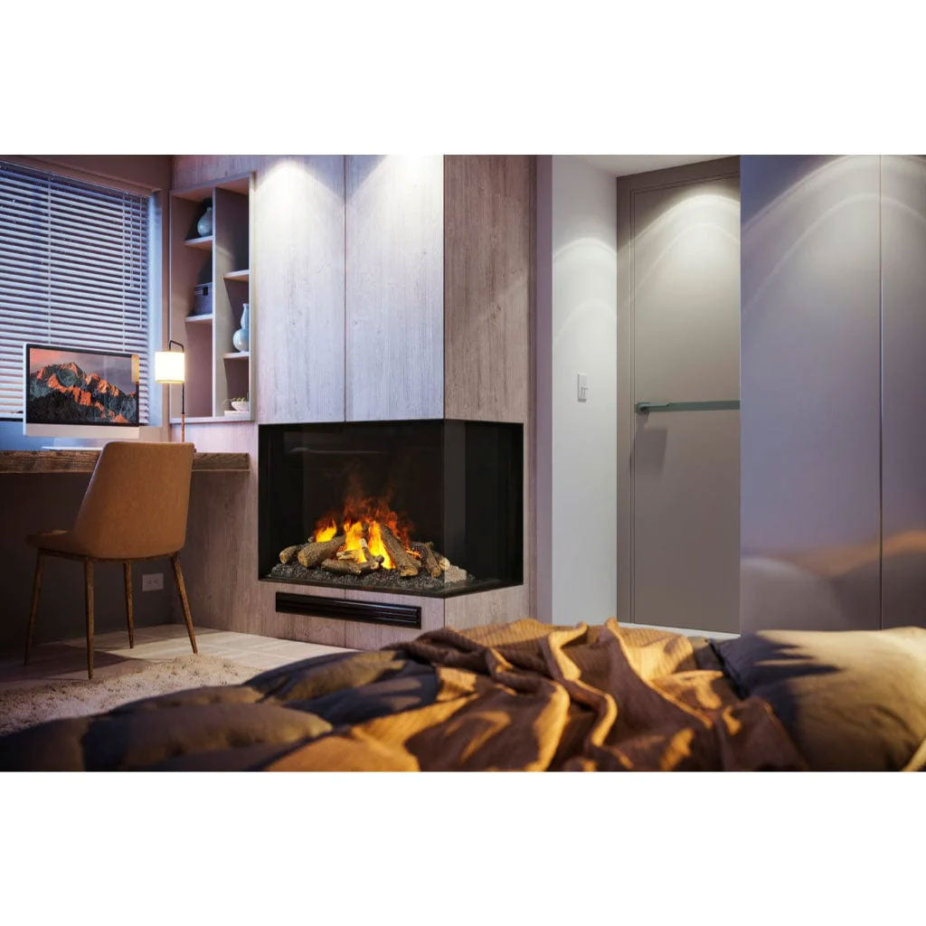 Dimplex Faber e-MatriX 37-inch Two-Sided Built-in Electric Firebox, Right-facing | FEF3226L2R