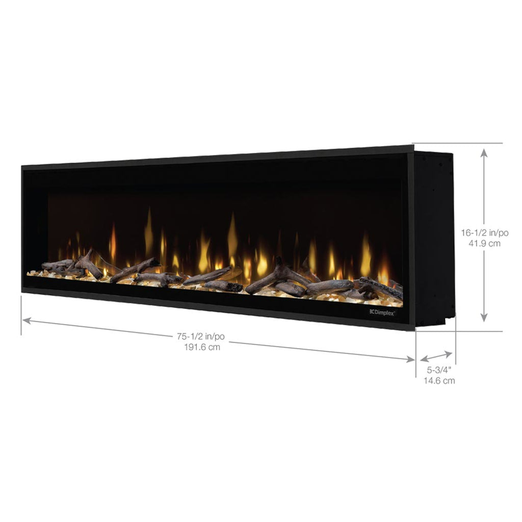 Dimplex Ignite Evolve 74-inch Linear Built-in Electric Fireplace | EVO74 | 500002608