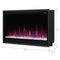 Dimplex Multi-Fire SL Slim 42-inch Linear Built-in / Wall Mount Electric Fireplace | PLF4214-XS