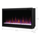 Dimplex Multi-Fire SL Slim 50-inch Linear Built-in / Wall Mount Electric Fireplace | PLF5014-XS