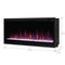 Dimplex Multi-Fire SL Slim 60-inch Linear Built-in / Wall Mount Electric Fireplace | PLF6014-XS