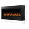 Dimplex Opti-Myst 66-inch Linear Wall-Mount/Built-In Electric Fireplace | OLF66-AM