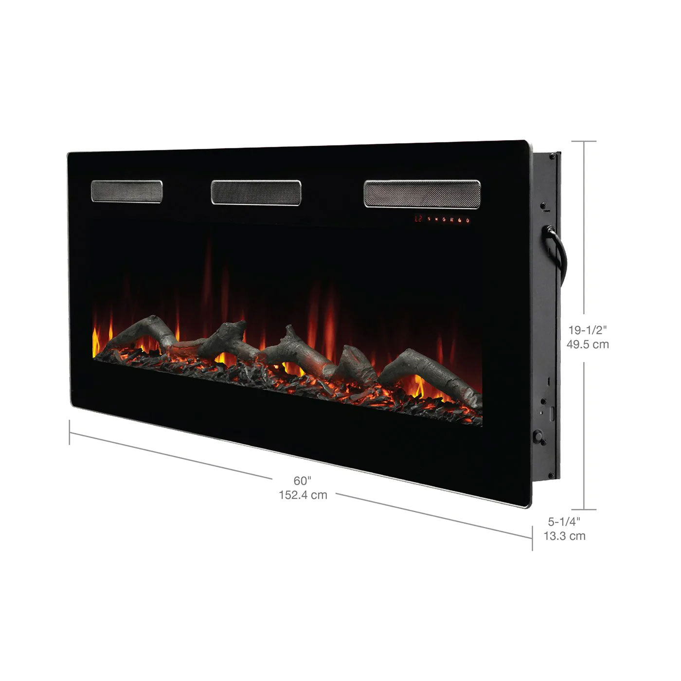 Dimplex Sierra 60-inch Linear Wall-mounted/Built-in Electric Fireplace | SIL60