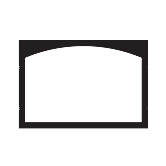 Empire Black Arch Door Frame for Breckenridge Select 36 VBY36GBL