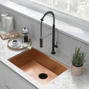 Swiss Madison Tourner 26 x 18 Stainless Steel, Single Basin, Undermount Kitchen Sink, Rose Gold