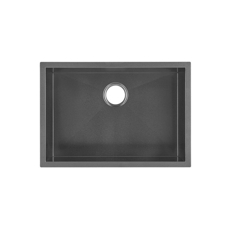 Swiss Madison Tourner 26 x 18 Stainless Steel, Single Basin, Undermount Kitchen Sink, Black