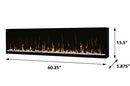 Dimplex Ignite XL 60-inch Built In | Wall Mount Linear Electric Fireplace | XLF60