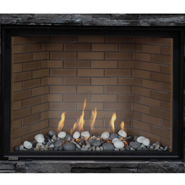 Montigo Delray Square Single Sided Direct Vent Gas Fireplace - 46