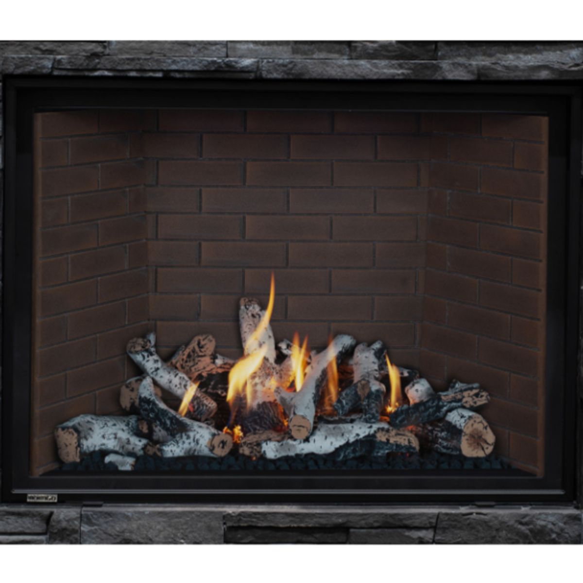 Montigo Delray Square Single Sided Direct Vent Gas Fireplace - 46