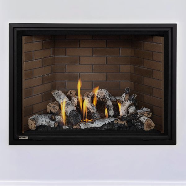 Montigo Delray Square Single Sided Direct Vent Gas Fireplace - 42