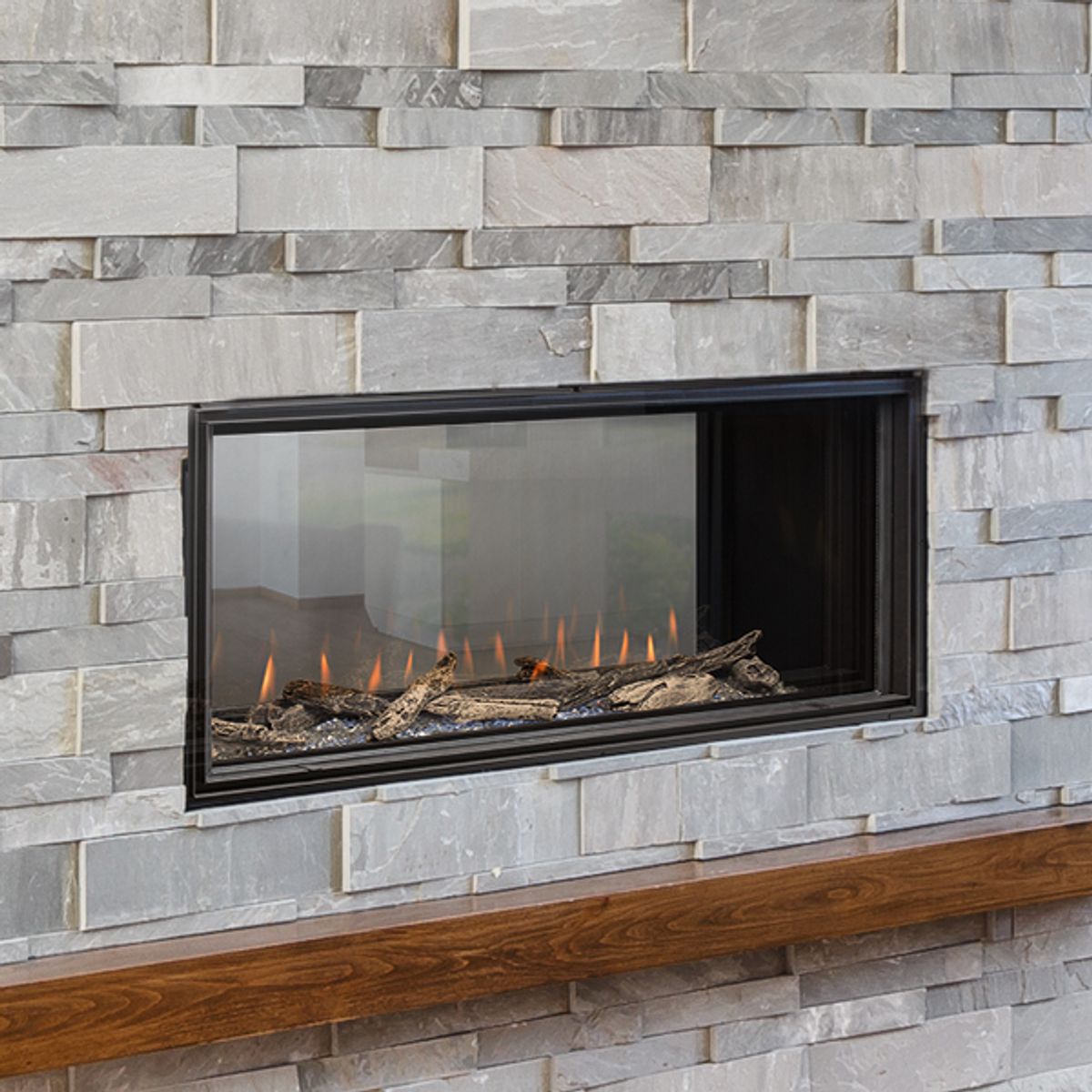 Montigo Distinction D3615ST See Through Direct Vent Fireplace - 36